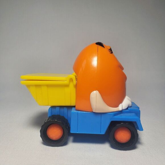 Burger King M&M's Orange Dump Truck Vintage Toy - Picture 3 of 5
